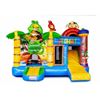 Multiplay Springkussen Hawaii huren bij Happy Rent Tropisch Multiplay Springkussen Hawaii met glijbaan huren bij Happy Rent – vrolijk springkussen voor kinderen en feesten