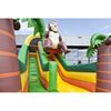 Veilige en leuke monkey-glijbaan met springgedeelte voor feestjes