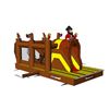 Stoere opblaasbare Stormbaan Piraat Deel 4 met glijbaan en obstakels – ideaal voor sportdagen en zeskampen