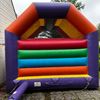 Disco springkussen 4x5 meter tweedehands te koop met dak