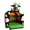 Hüpfburg Kuh mit Dach