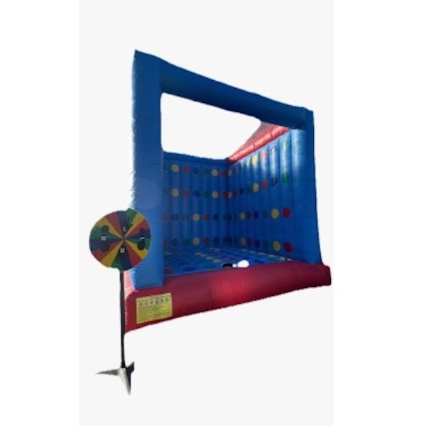 Reuze Twister opblaasbaar huren bij Happy Ren Groot opblaasbaar Twister-spel huren voor feesten en evenementen bij Happy Rent – hilarisch groepsspel voor jong en oud