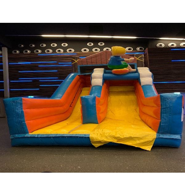 Surf thema opblaasbare glijbaan kopen – FunSlide Beach Surf Slide opblaasbare glijbaan met beach thema – direct te koop