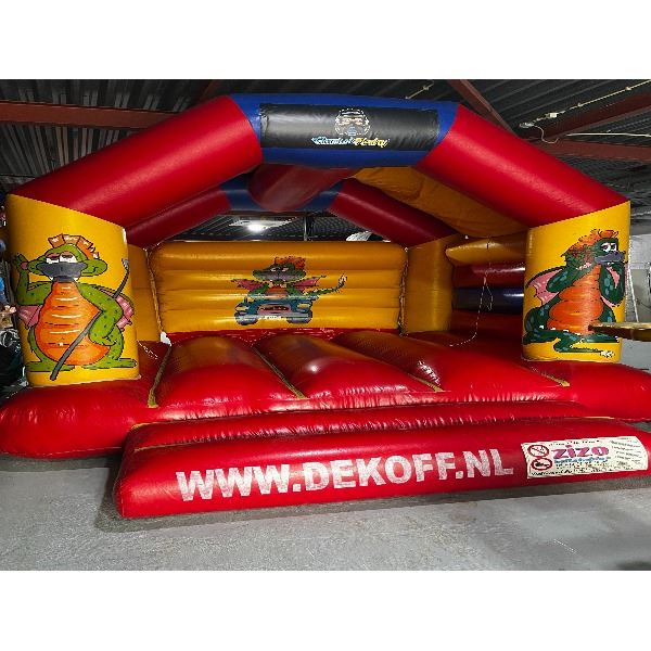 Jump-n-Go Dino - Goedkoop Springkussen Huren - Voordelige Verhuur Jump-n-Go Dino - Goedkoop Springkussen