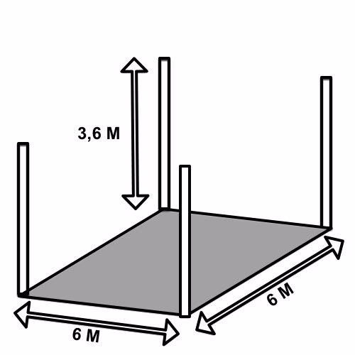 Stellplatz Lagerfläche 36 m2 | 144 m3 (Geleen NL)
