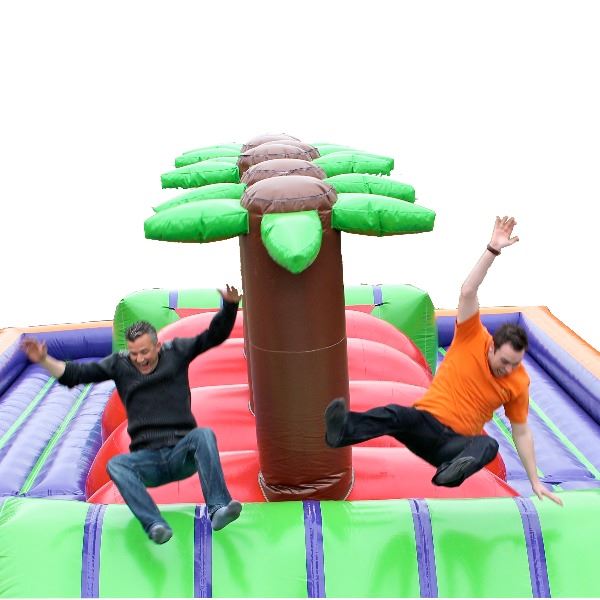 Wipe Out stormbaan huren voor volwassenen met extreme uitdaging