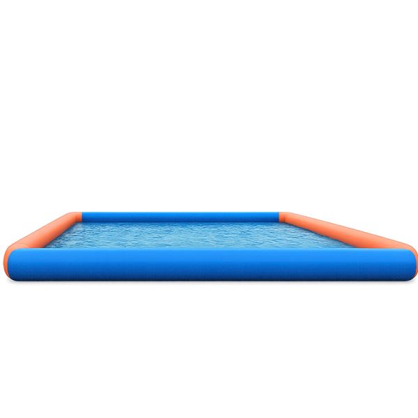Opblaasbaar Zwembad 10 x 10 Meter Huren | Happy Rent Opblaasbaar zwembad van 10 x 10 meter te huur voor evenementen, wateractiviteiten en waterballen bij Happy Rent